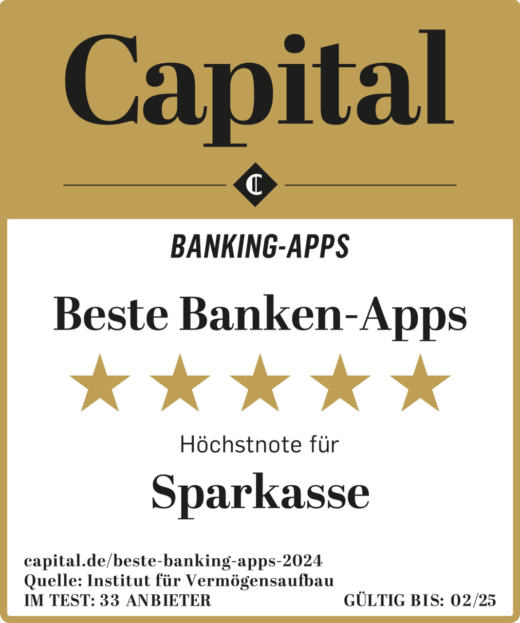 Capital-Siegel - Beste Banking Apps Sparkasse